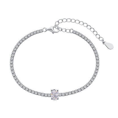 [Elowen Jewels]0.75 Carat Exquisite Oval Cut Daily Bracelet