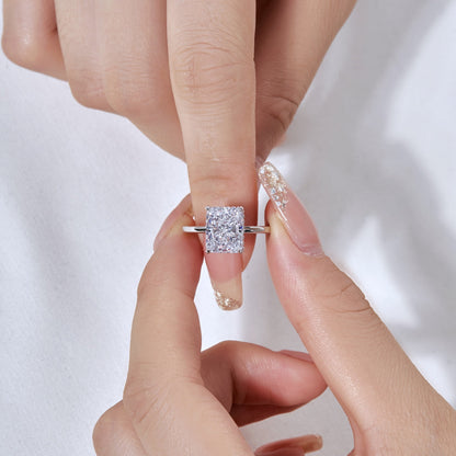 [Elowen Jewels]4.0 Carat Ornate Enchanting Radiand Cut Banquet Ring