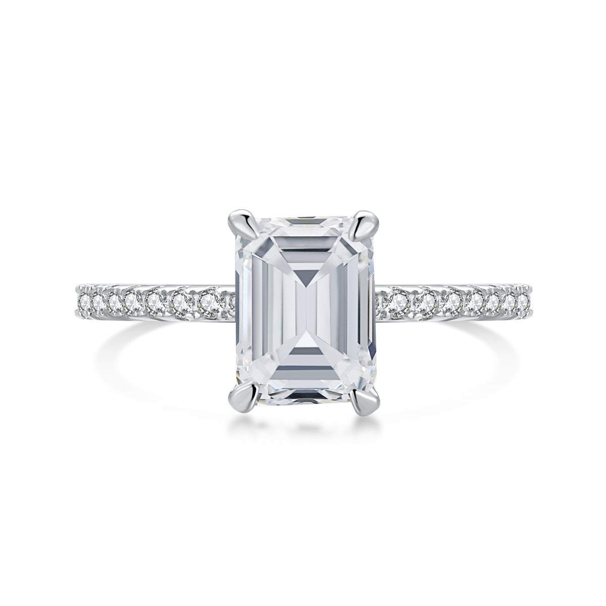 [Elowen Jewels]2.0 Carat Scintillating Ornate Radiant Cut Party Ring