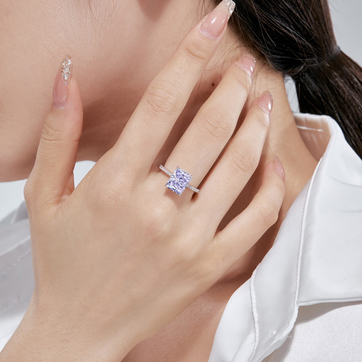 [Elowen Jewels]4.0 Carat Luxurious Engagement Ring