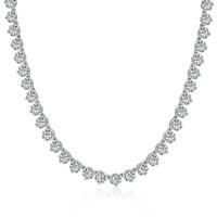 [Elowen Jewel]Ornate Heart Cut Tennis Necklace