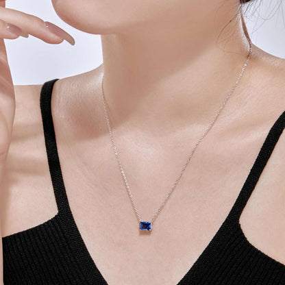 [Elowen Jewels]Luxurious Square Shape Colorful Necalack
