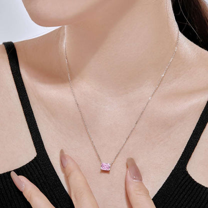 [Elowen Jewels]Luxurious Square Shape Colorful Necalack
