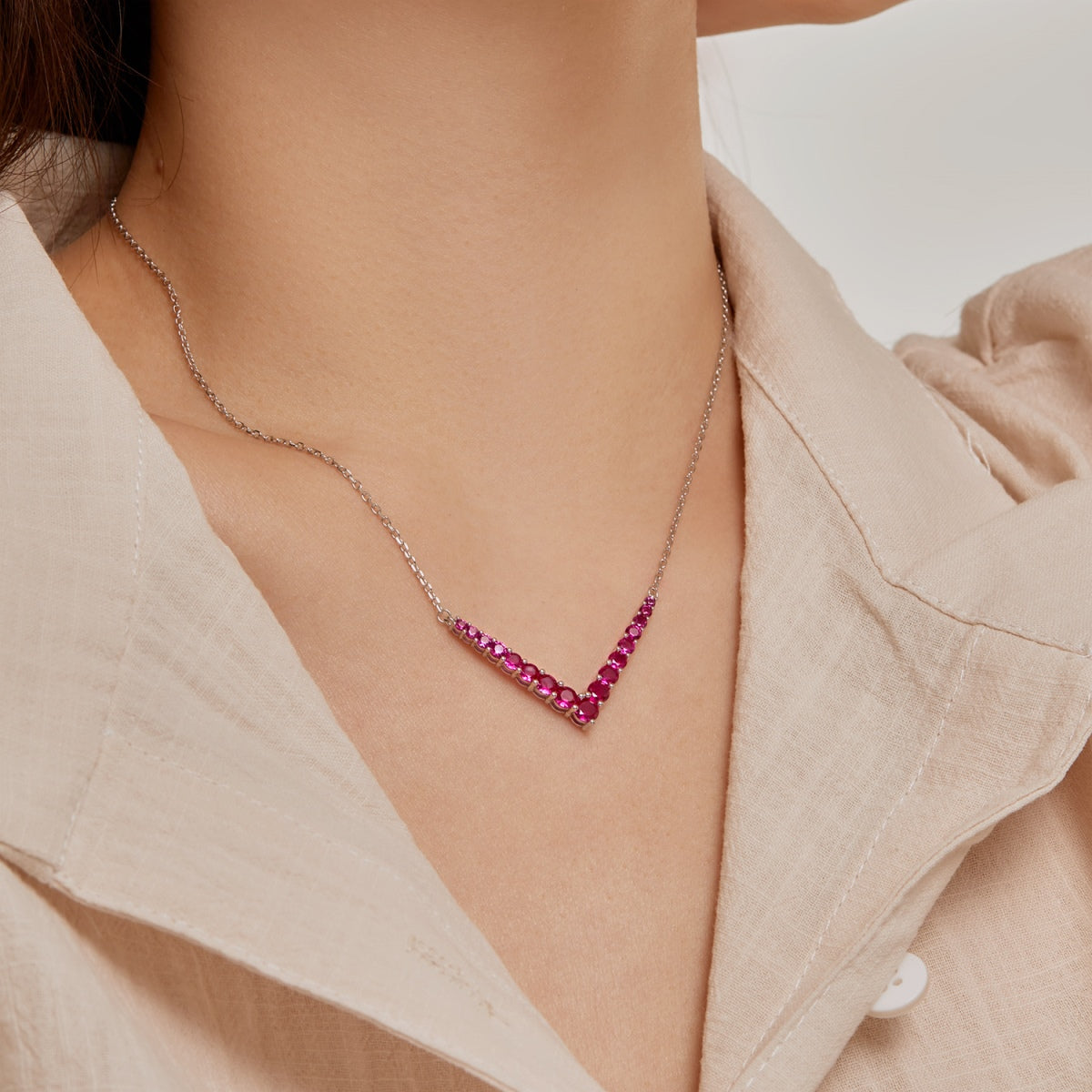 [Elowen Jewels]Ornate Round Cut Necklace