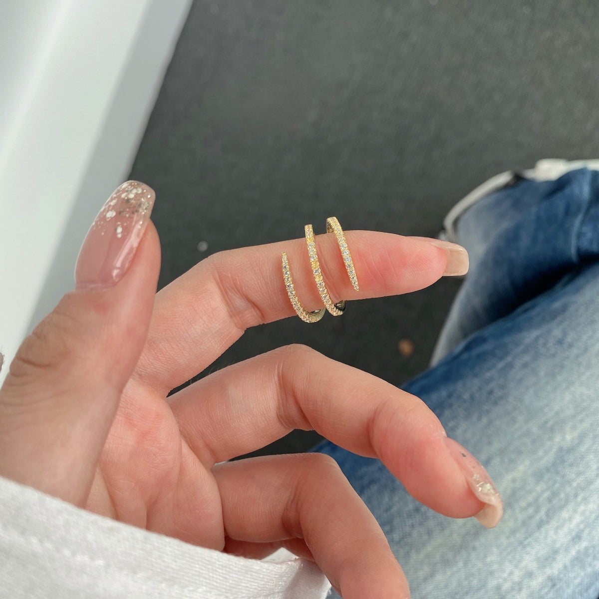 [Elowen Jewels]Unique Vibrant Entangle Daily Ring