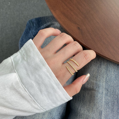 [Elowen Jewels]Unique Vibrant Entangle Daily Ring