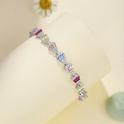 [Elowen Jewels]Radiant Water Drop Shape Daily Bracelet