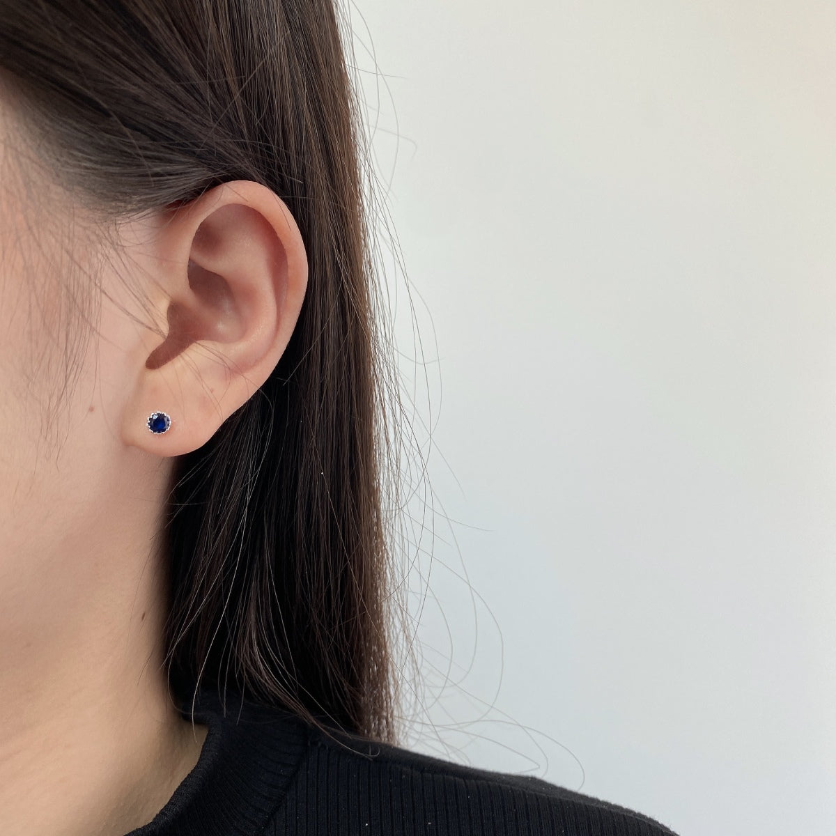 [Elowen Jewels]Sparkling Colorful Round Shape Earrings