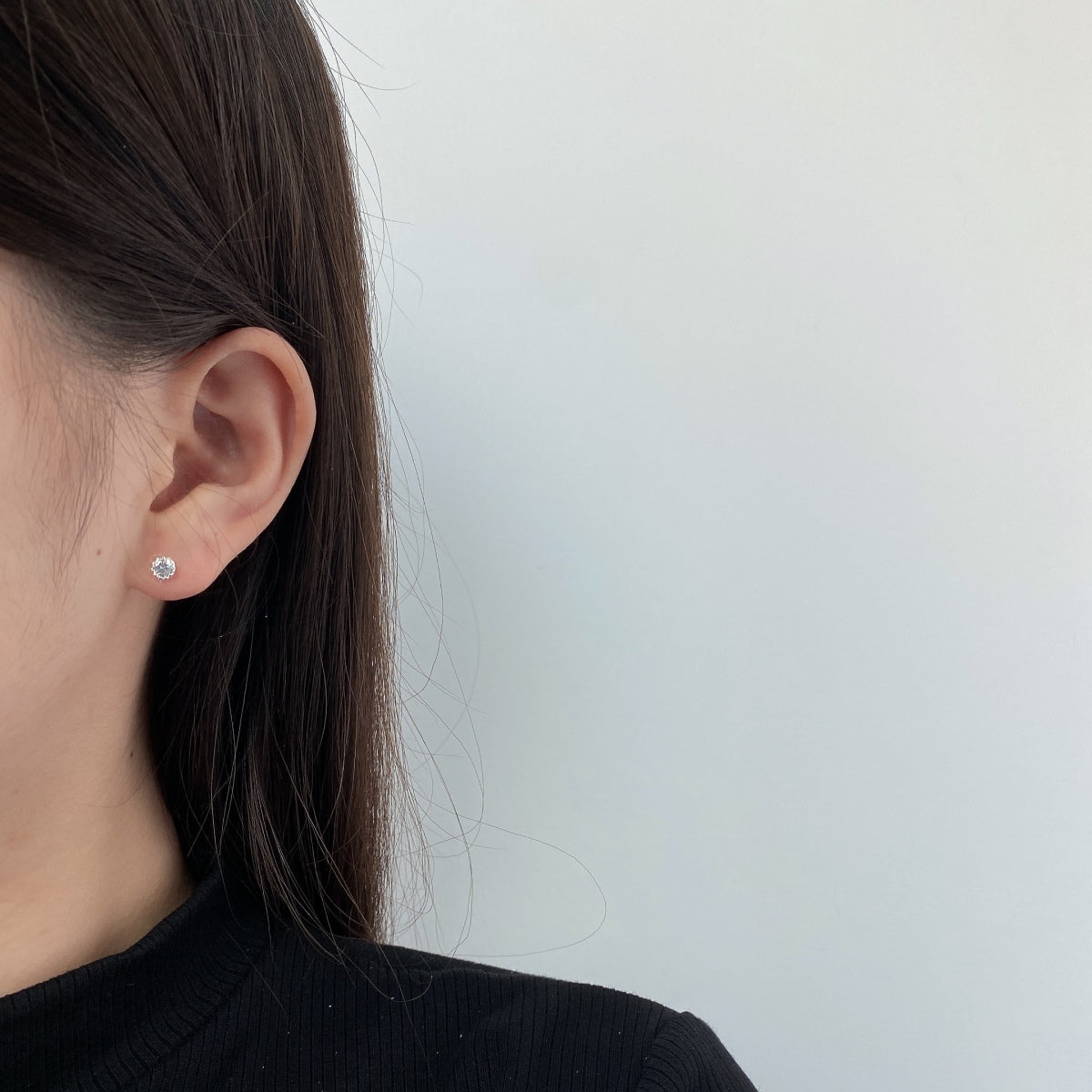 [Elowen Jewels]Sparkling Colorful Round Shape Earrings