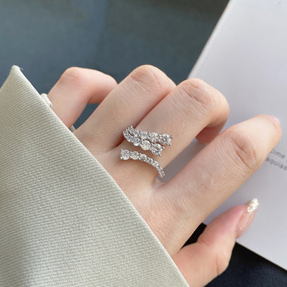 [Elowen Jewels]Unique Vivid Snake Shape Daily Ring