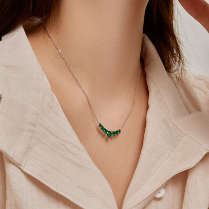 [Elowen Jewels]Dainty Colorful Heart Necklace