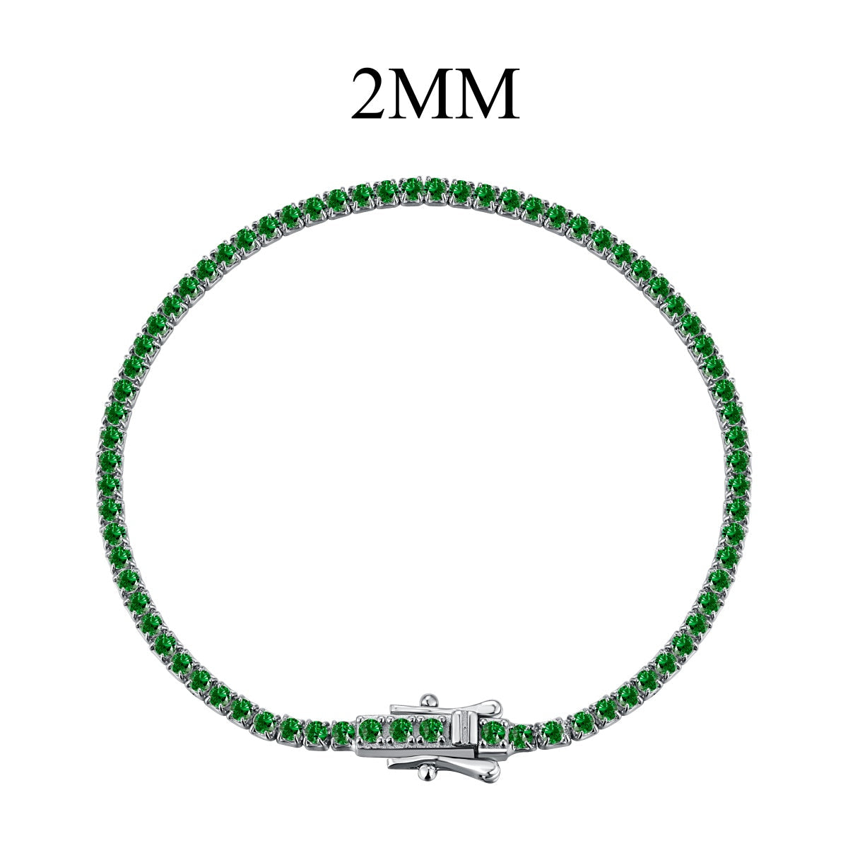 [Elowen Jewels]Radiant Colorful Round Cut Party Bracelet