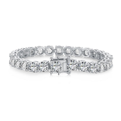 [Elowen Jewels]0.75 Carat Dazzling Round Cut Wedding Bracelet