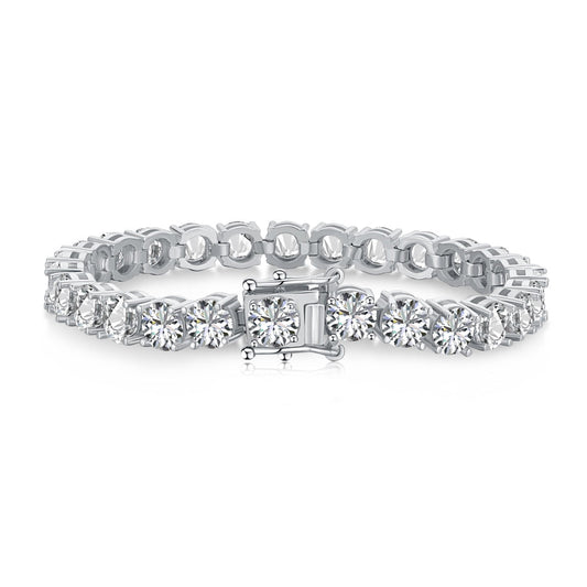 [Elowen Jewels]0.75 Carat Dazzling Round Cut Wedding Bracelet