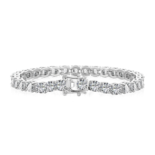 [Elowen Jewels]Ornate Sparkling Round Cut Wedding Bracelet