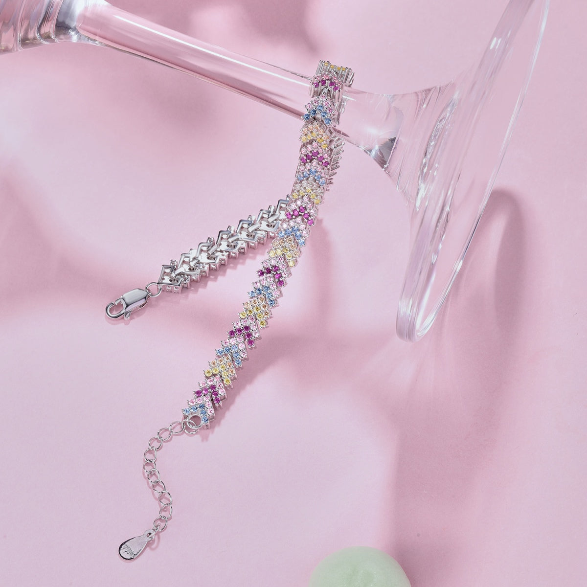 [Elowen Jewels]Ornate Sparkling Round Cut Party Bracelet
