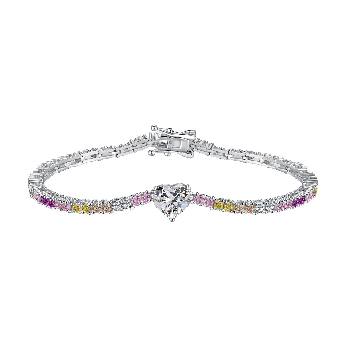 [Elowen Jewels]Delicate Romantic Heart Shape Lover Bracelet