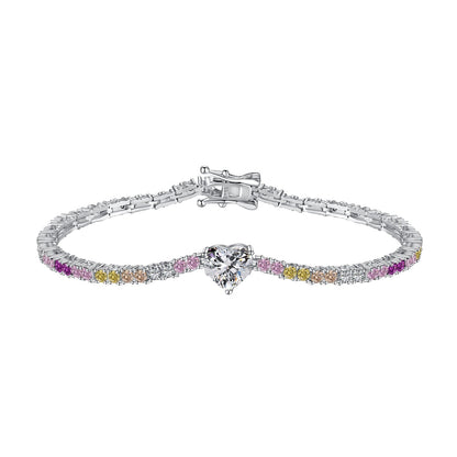 [Elowen Jewels]Delicate Romantic Heart Shape Lover Bracelet