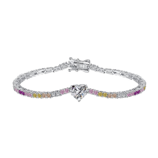 [Elowen Jewels]Delicate Romantic Heart Shape Lover Bracelet