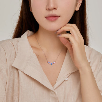 [Elowen Jewels]Dainty Colorful Heart Necklace