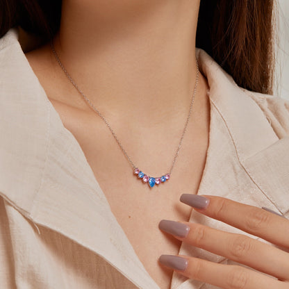 [Elowen Jewels]Dainty Colorful Heart Necklace