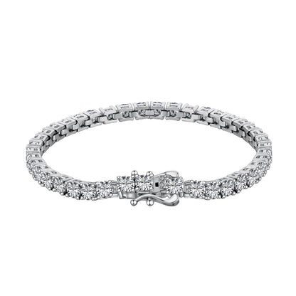 [Elowen Jewels]Luxurious Ornate Round Cut Tennis Bracelet
