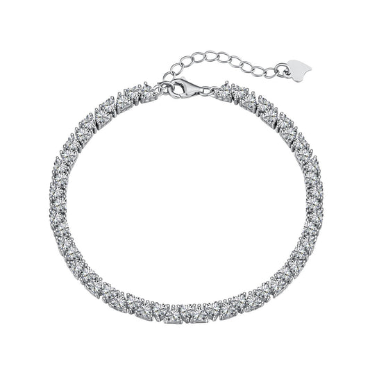 [Elowen Jewels]Dazzling Romantic Heart Shape Lover Bracelet