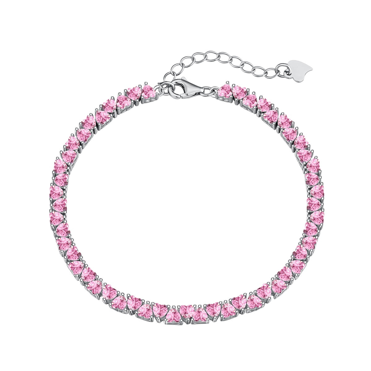 [Elowen Jewels]Dazzling Romantic Heart Shape Lover Bracelet