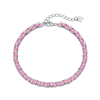 [Elowen Jewels]Dazzling Romantic Heart Shape Lover Bracelet