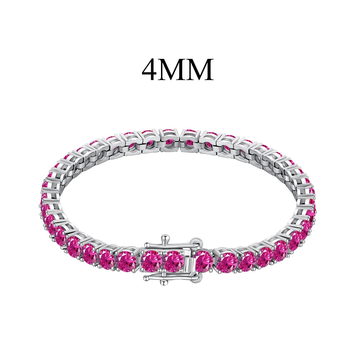 [Elowen Jewels]Radiant Colorful Round Cut Party Bracelet