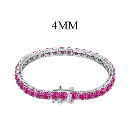 [Elowen Jewels]Radiant Colorful Round Cut Party Bracelet
