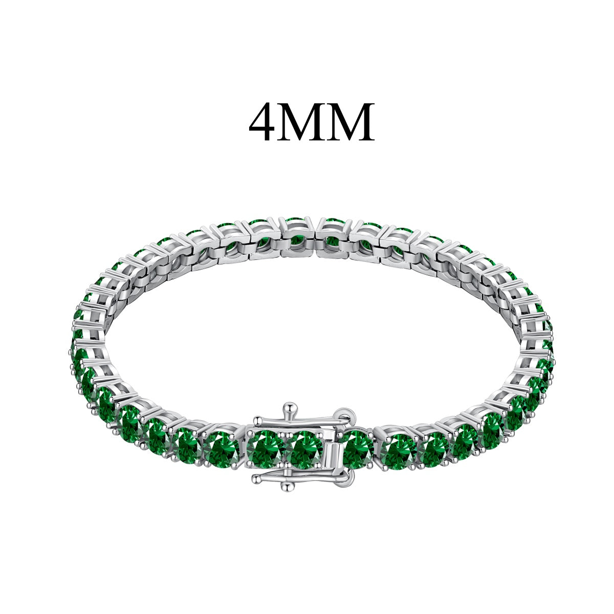 [Elowen Jewels]Radiant Colorful Round Cut Party Bracelet