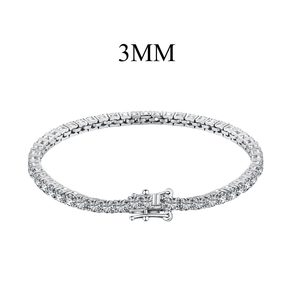 [Elowen Jewels]Radiant Colorful Round Cut Party Bracelet