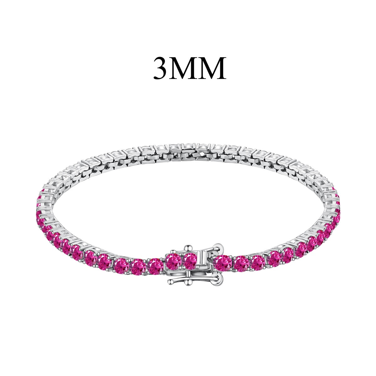 [Elowen Jewels]Radiant Colorful Round Cut Party Bracelet