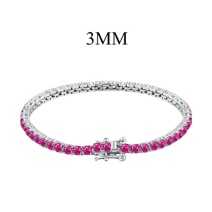 [Elowen Jewels]Radiant Colorful Round Cut Party Bracelet