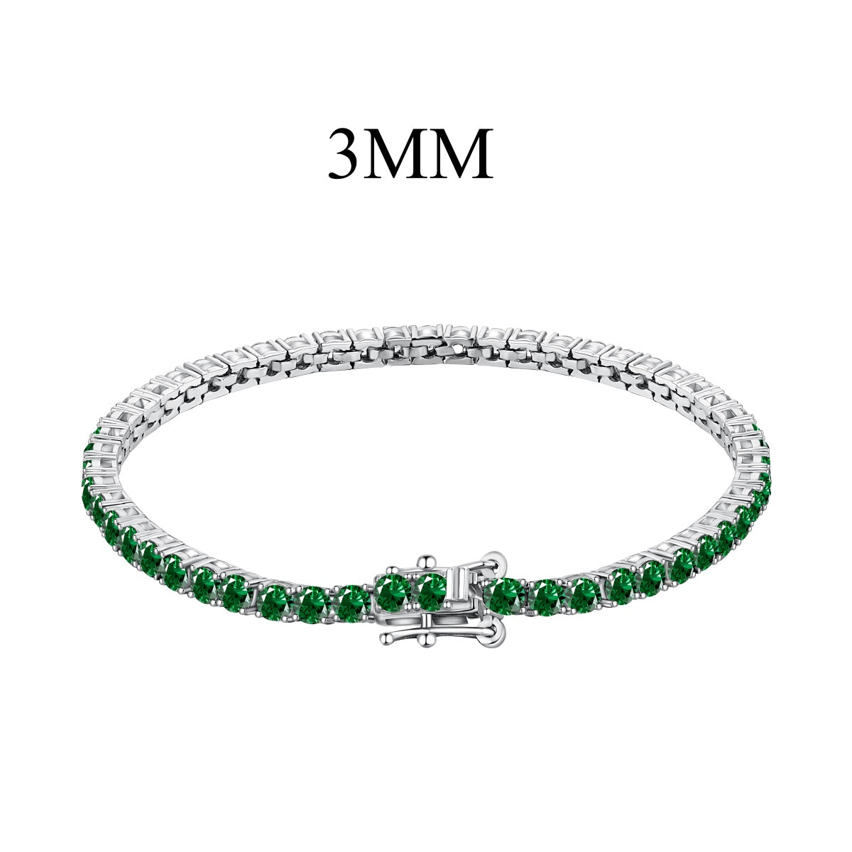 [Elowen Jewels]Radiant Colorful Round Cut Party Bracelet