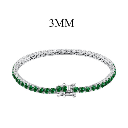 [Elowen Jewels]Radiant Colorful Round Cut Party Bracelet