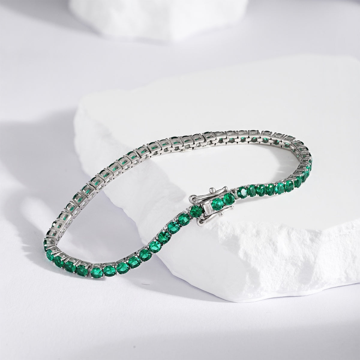 [Elowen Jewels]Radiant Colorful Round Cut Party Bracelet