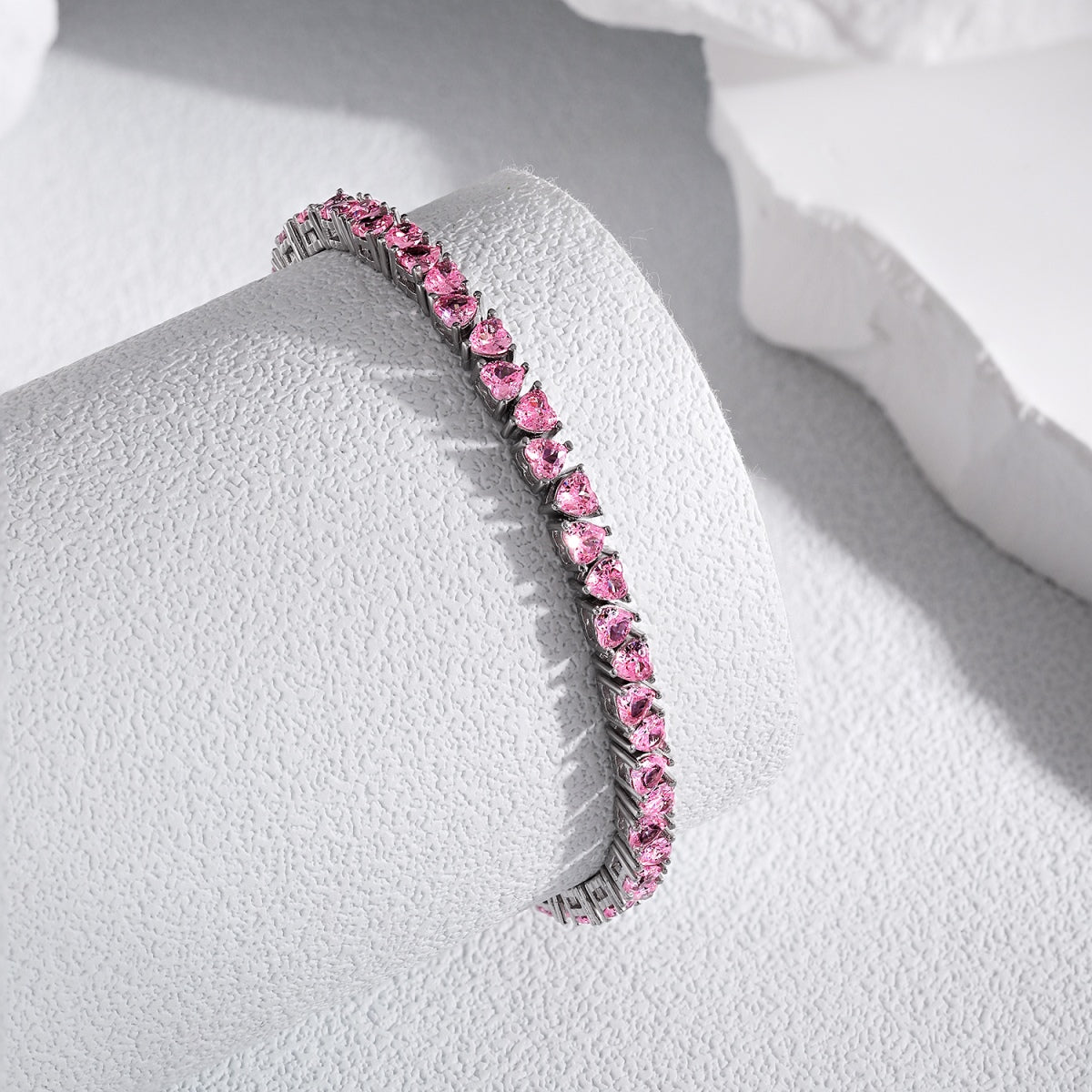[Elowen Jewels]Dazzling Romantic Heart Shape Lover Bracelet