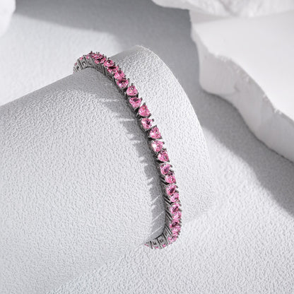 [Elowen Jewels]Dazzling Romantic Heart Shape Lover Bracelet