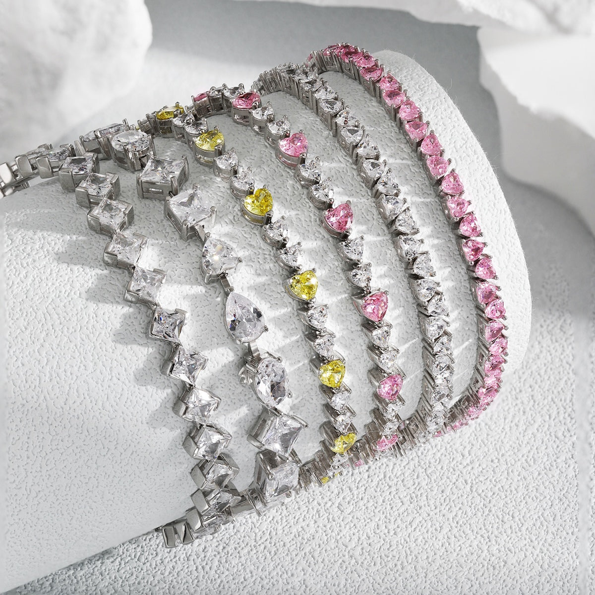 [Elowen Jewels]Unique Exquisite Multi Cut Daily Bracelet