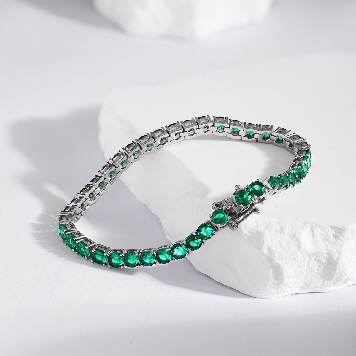 [Elowen Jewels]Radiant Colorful Round Cut Party Bracelet