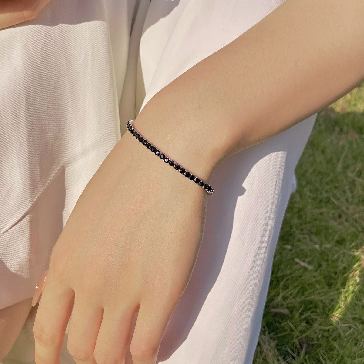 [Elowen Jewels]Radiant Colorful Round Cut Party Bracelet