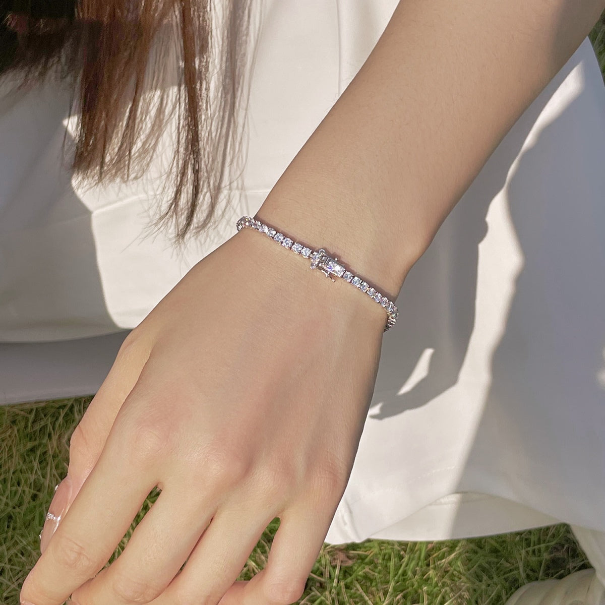 [Elowen Jewels]Radiant Colorful Round Cut Party Bracelet