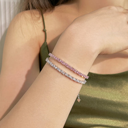 [Elowen Jewels]Dazzling Romantic Heart Shape Lover Bracelet