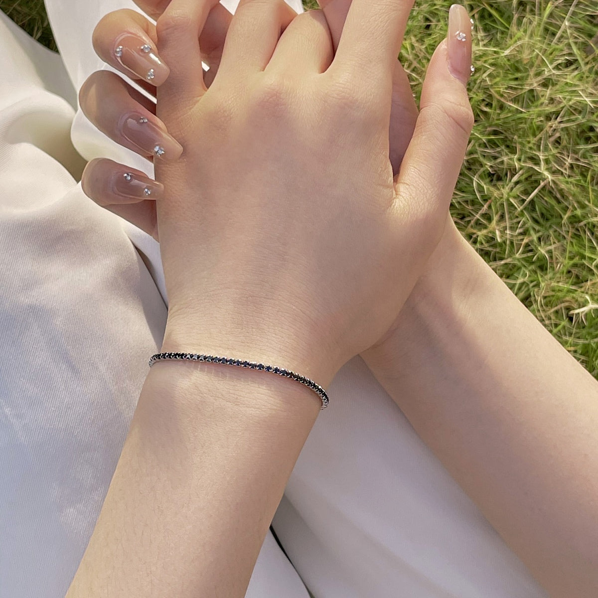 [Elowen Jewels]Radiant Colorful Round Cut Party Bracelet