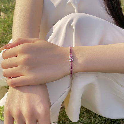 [Elowen Jewels]Radiant Colorful Round Cut Party Bracelet