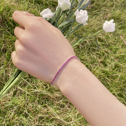 [Elowen Jewels]Radiant Colorful Round Cut Party Bracelet