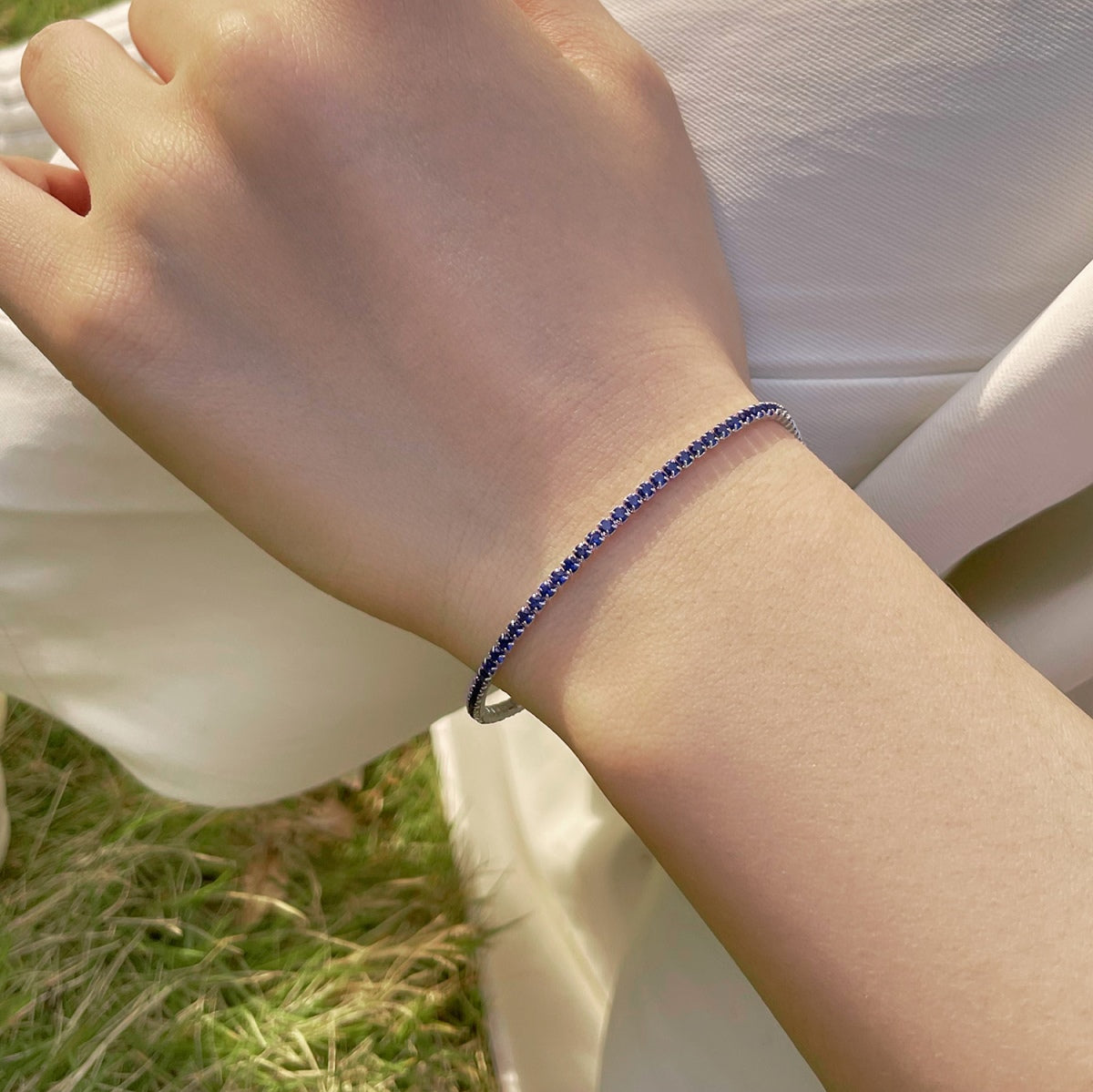 [Elowen Jewels]Radiant Colorful Round Cut Party Bracelet