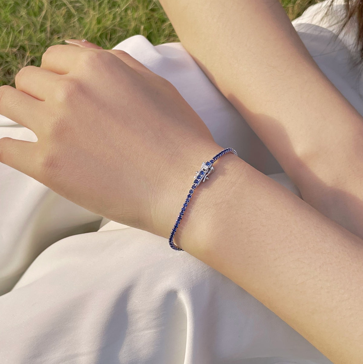 [Elowen Jewels]Radiant Colorful Round Cut Party Bracelet
